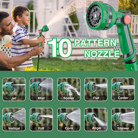 OasisTrim nozzle offers 10 spray patterns for versatile watering and cleaning tasks.