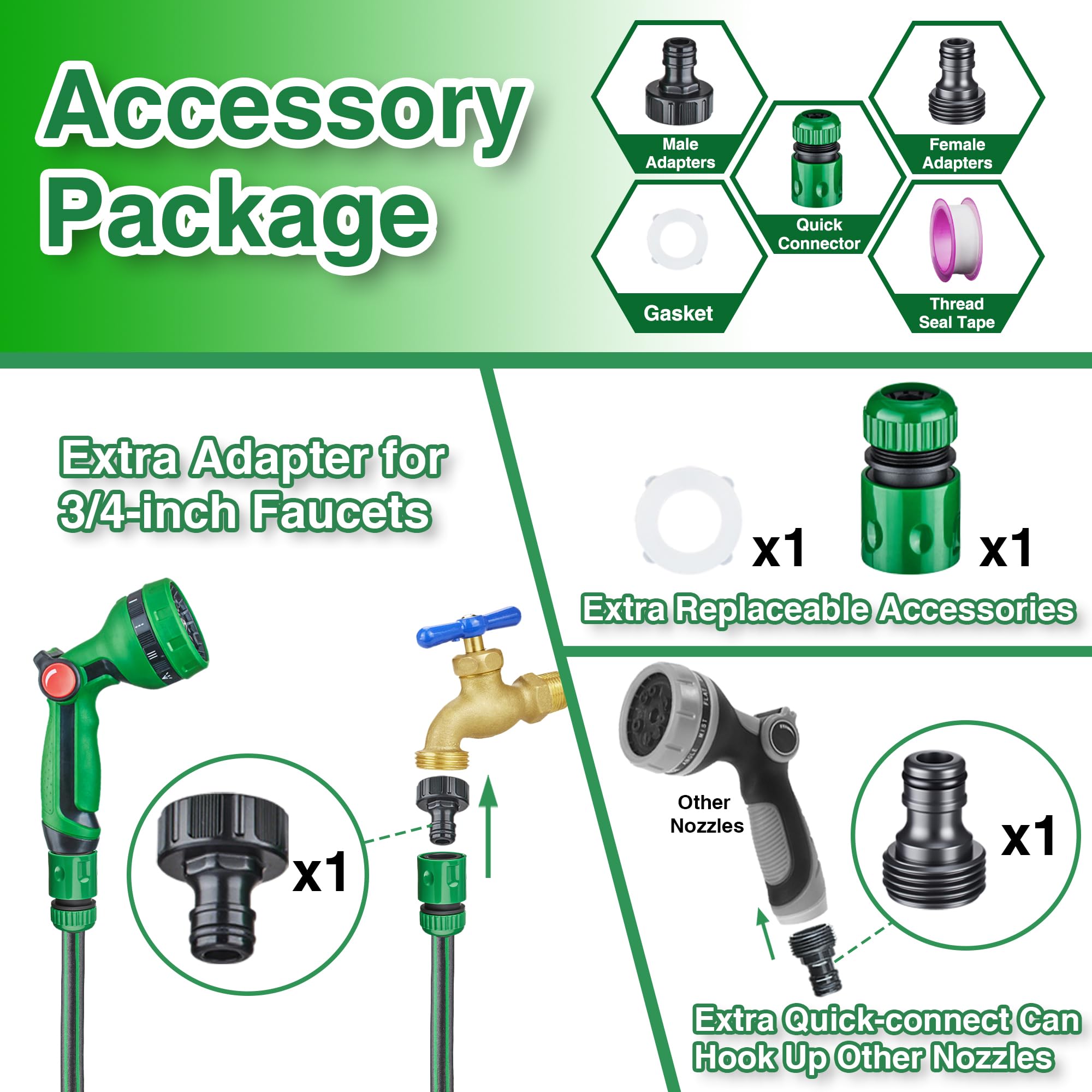OasisTrim portable hose holder allows easy transport to any watering spot.