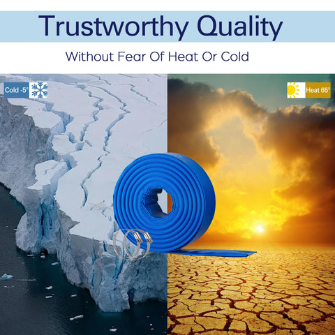 OasisTrim roll-flat storage keeps hoses organized and protected