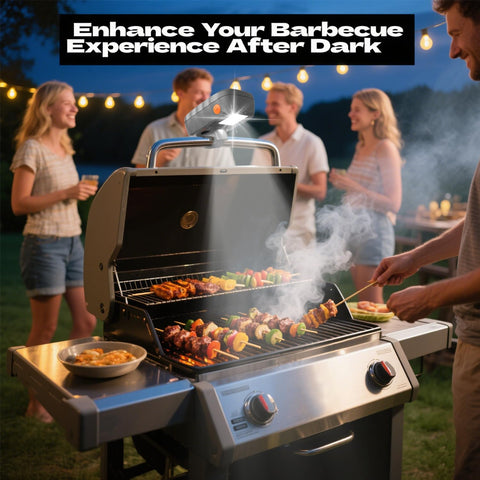 OATISLIFE bracket-mount light shows round and square compatibility for grills.