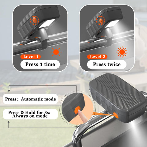 OATISLIFE grill lights install quickly with brackets for easy setup