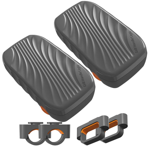 OATISLIFE two-pack grill lights mounted on a grill handle for brighter visibility
