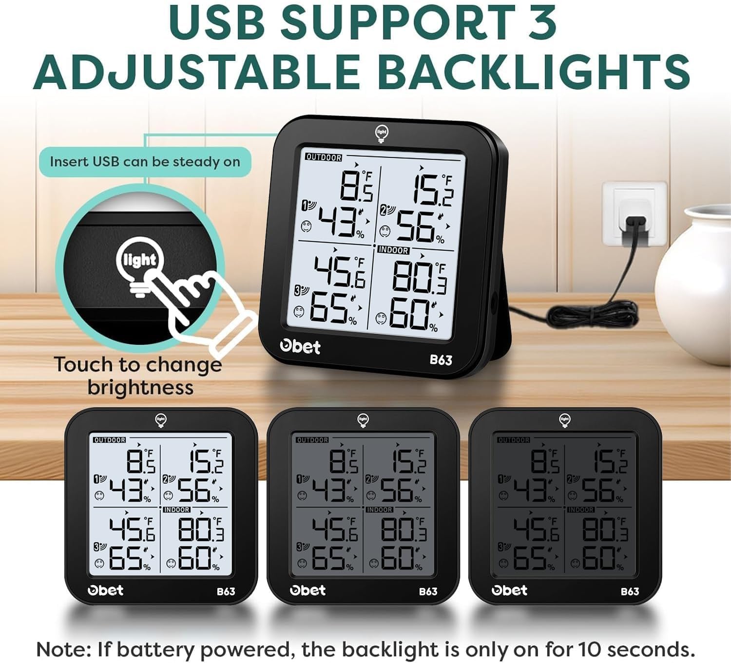 OBET wireless remote sensors extend outdoor monitoring range up to 500 feet