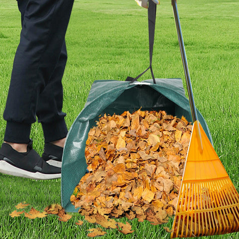 OBILAN lightweight garden bag top view highlights spacious interior for yard waste.