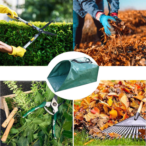 OBILAN waterproof and tear-resistant fabric keeps leaves contained during cleanup.