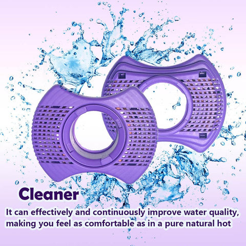 ABS housing with microcrystalline columns designed for odor reduction.