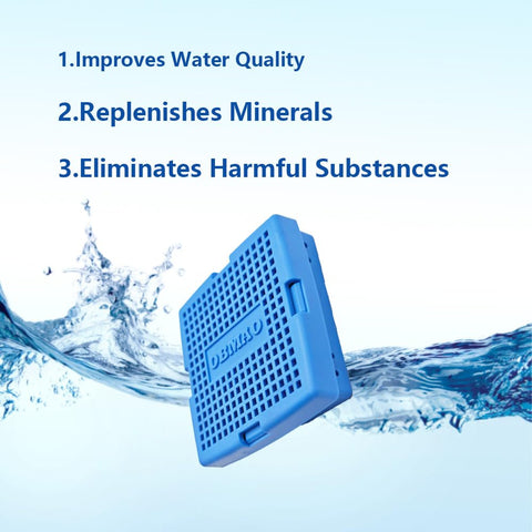 OBMAO silver ion mineral cartridge with activated carbon reduces odors in spa water