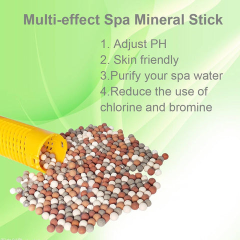 OBMAO mineral balls 6-types close-up showing natural minerals for balance