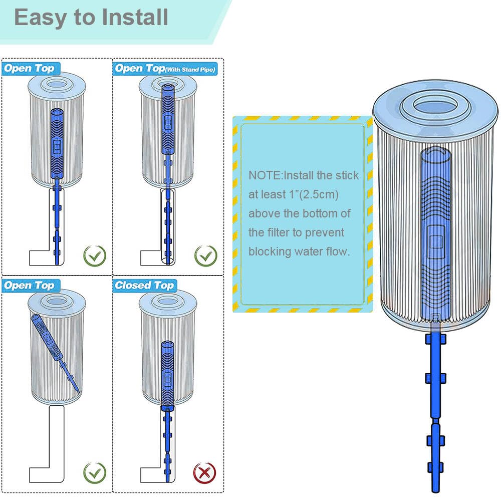 OBMAO installation guide makes spa mineral stick setup quick and easy