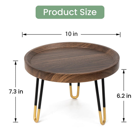OBTAIN plant stand with sturdy metal legs for long-lasting support