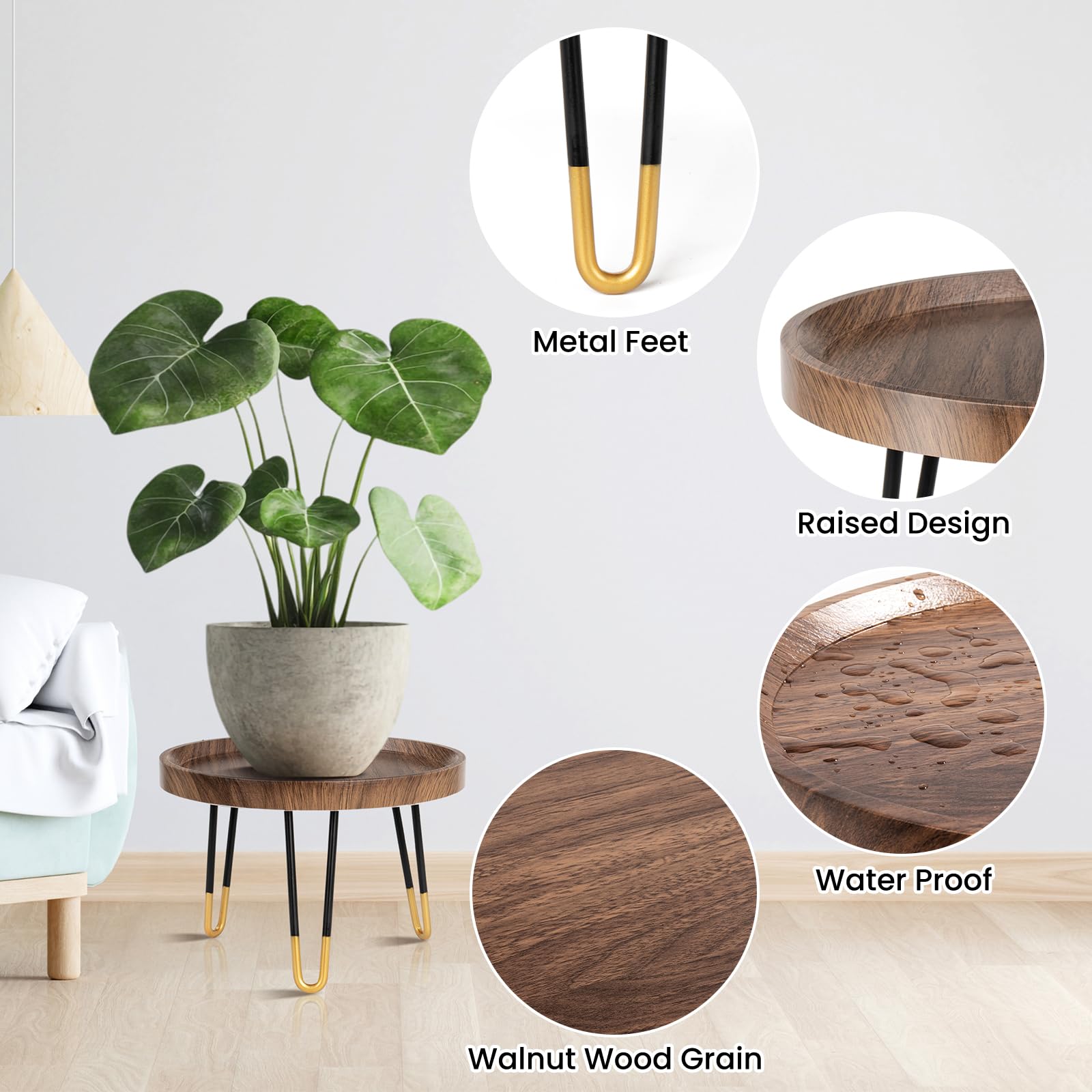 OBTAIN plant stand versatile for indoor outdoor and entryway use