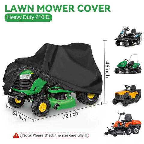 OBTANIM Outdoors fits up to 54 inches for popular lawn tractors