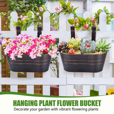 OBTANIM hanging planters offer versatile wall and window decor