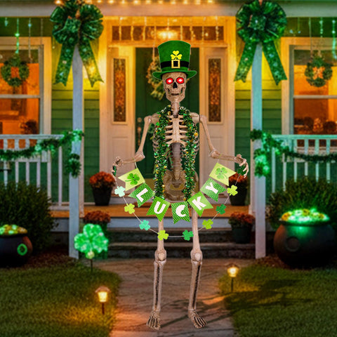 OBUSATT outdoor St Patrick's Day decor set boosts curb appeal.