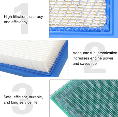 OCEAIR premium materials: filter paper and metal construction.