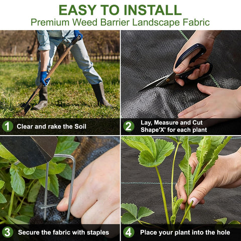 Ocean Ice easy-cut guidelines for precise sizing in gardening