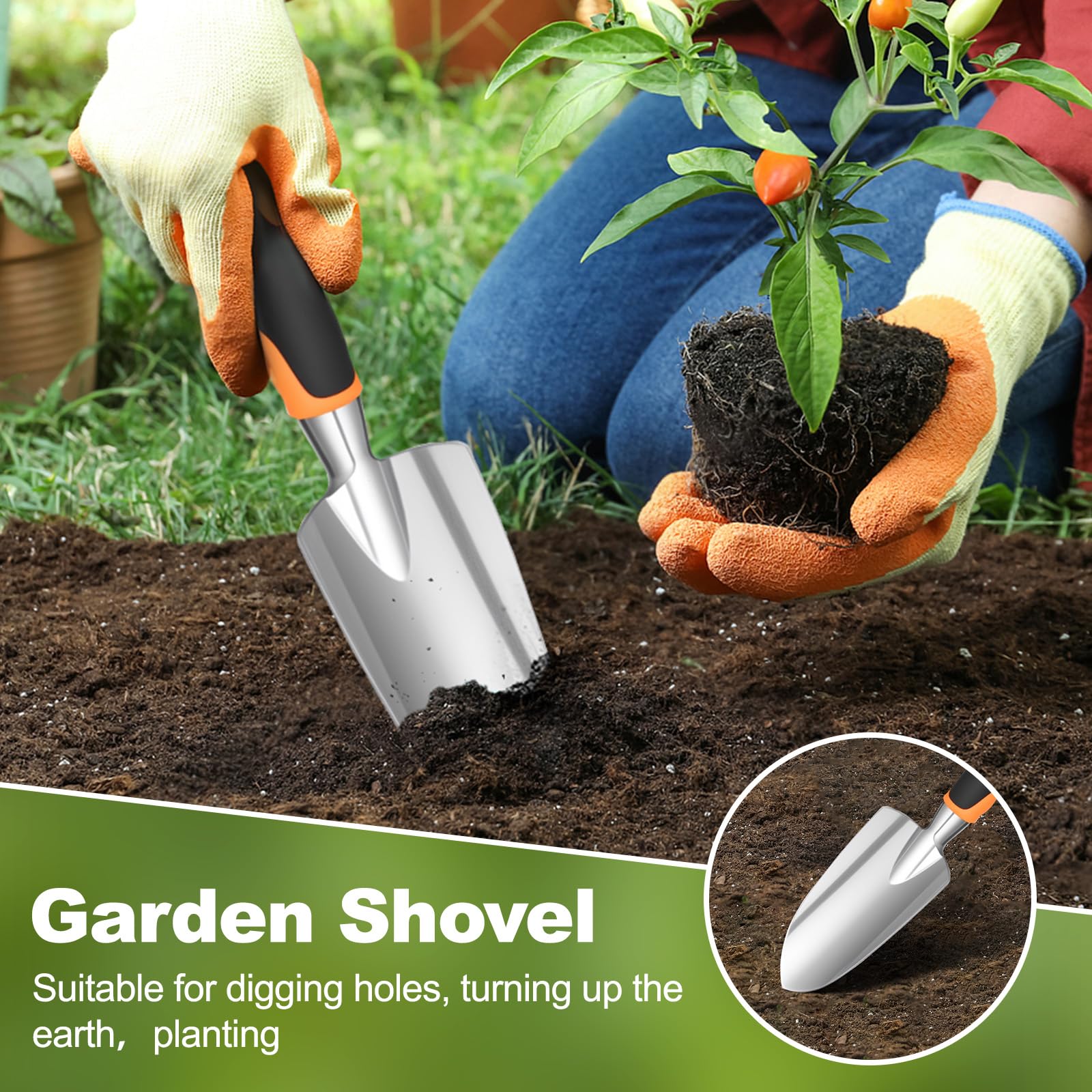 Ocean Ice Hand Cultivator eases soil loosening and weed removal.