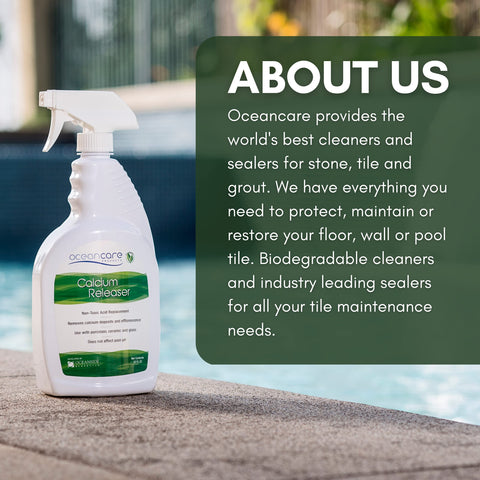 OCEANCARE safe on glass porcelain ceramic surfaces with gentle cleaning.