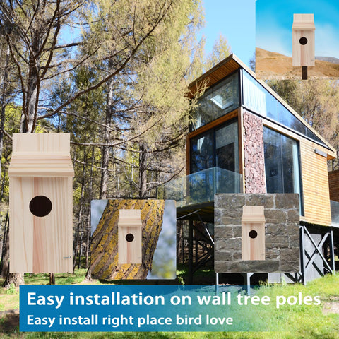 OceeK slanted roof improves drainage and shields nests from rain