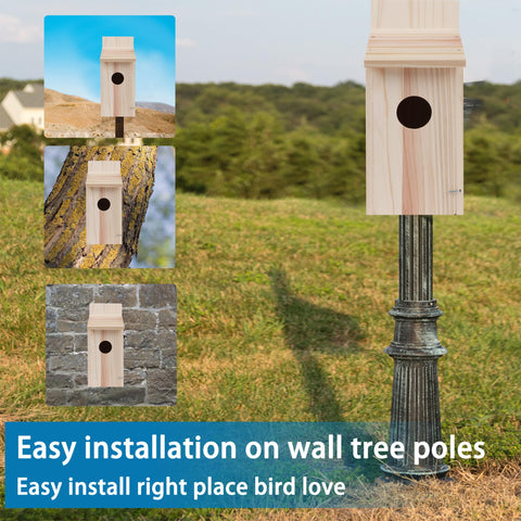 OceeK round-window ventilation supports air circulation in nest boxes.