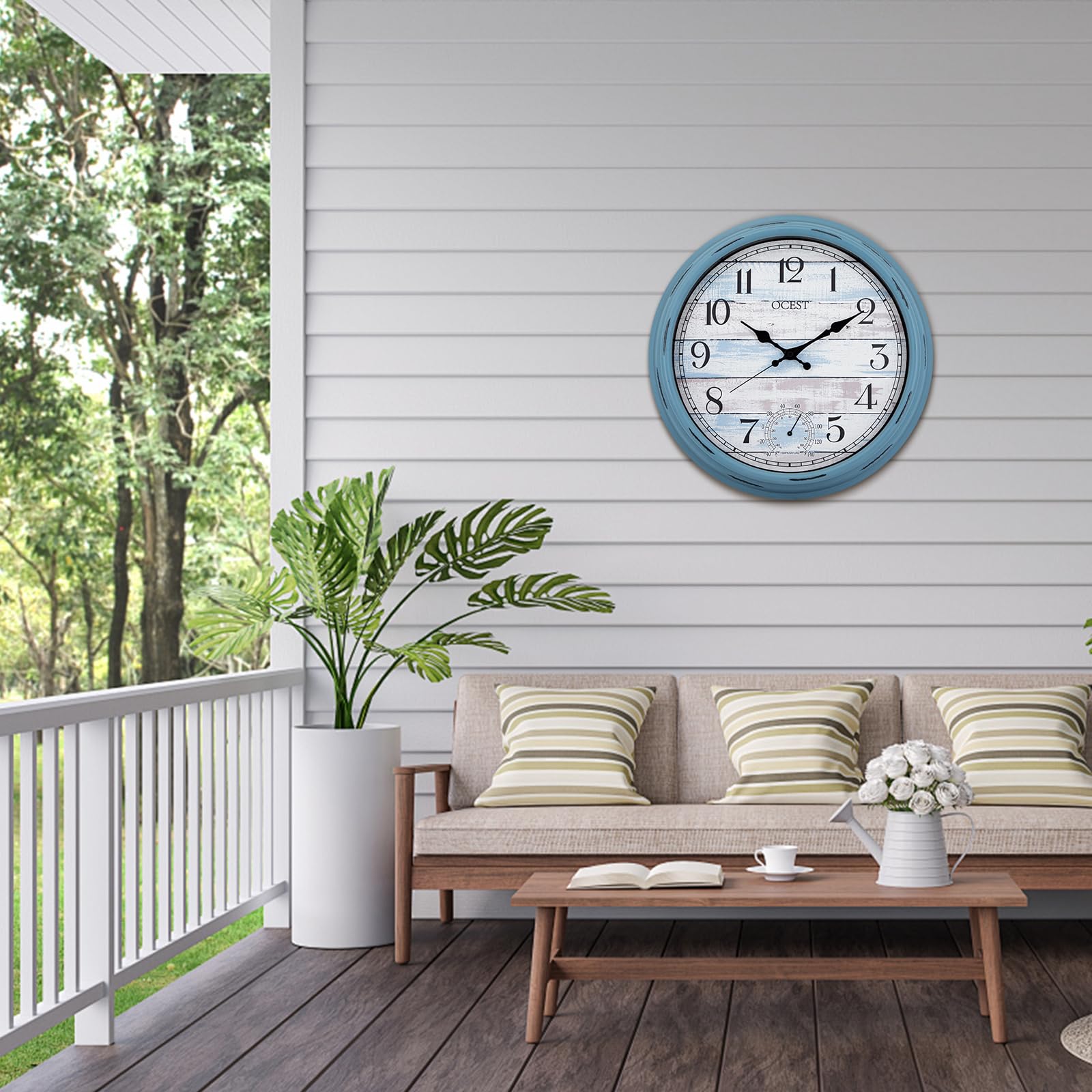 OCEST battery-operated design provides flexible wall placement without cords.
