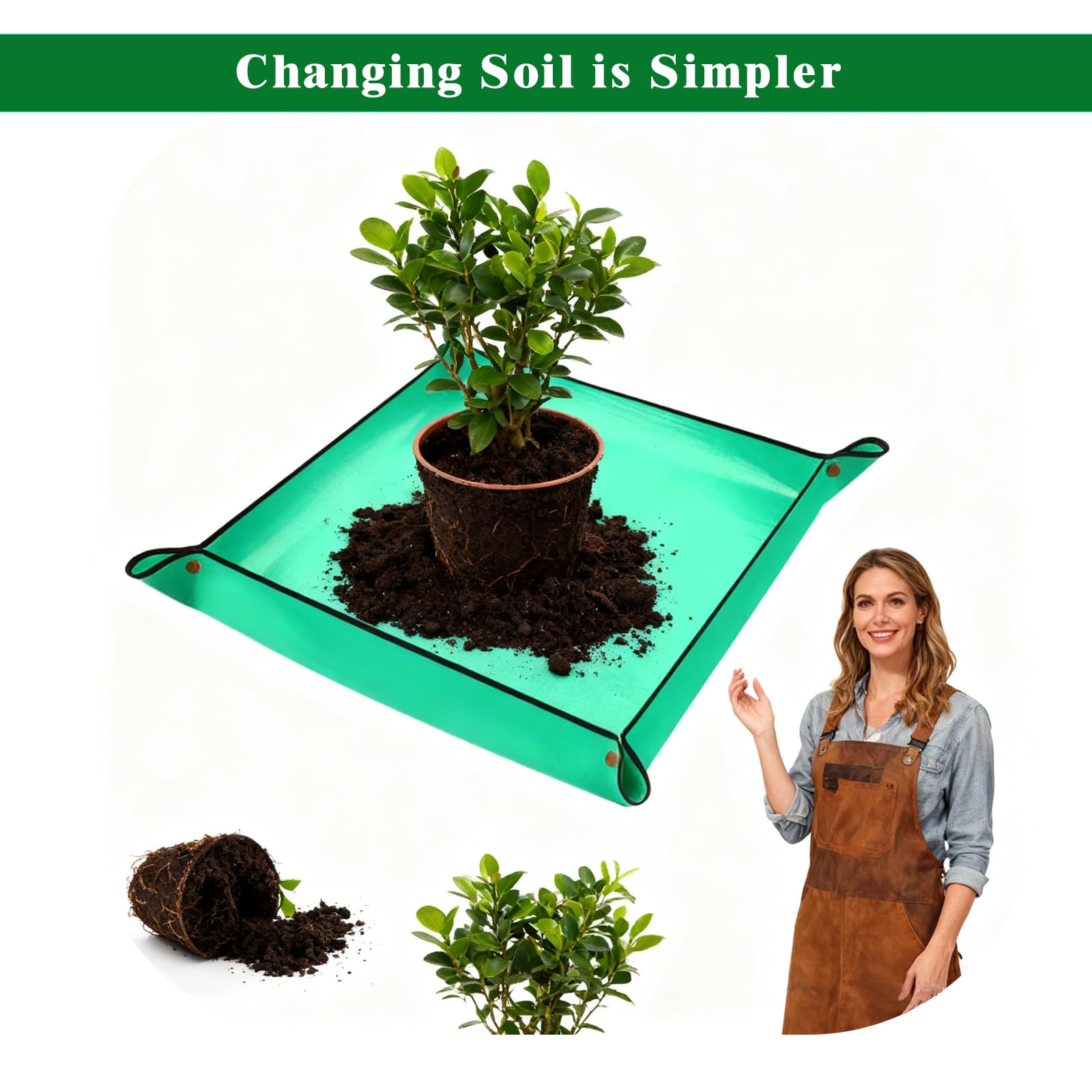 OCMML repotting mat trio offers versatile coverage for indoor and outdoor tasks