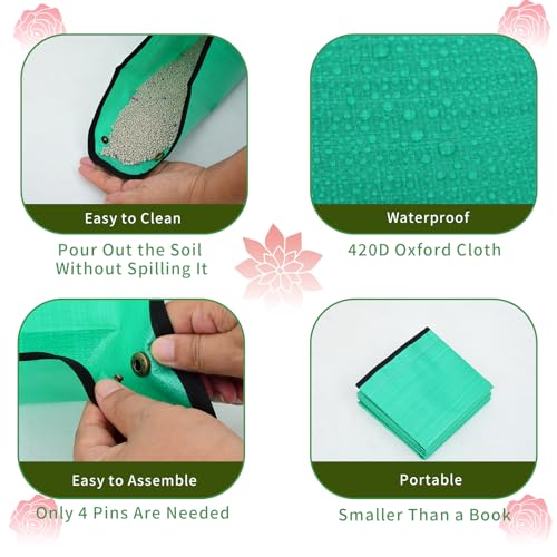 OCMML repotting mat features durable waterproof material for mess-free use