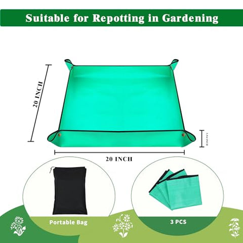 OCMML repotting mat folds neatly in its carry bag for transport