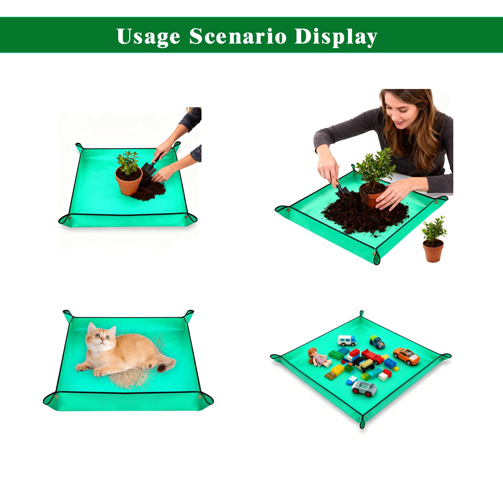 OCMML repotting mat keeps tools organized in the storage bag