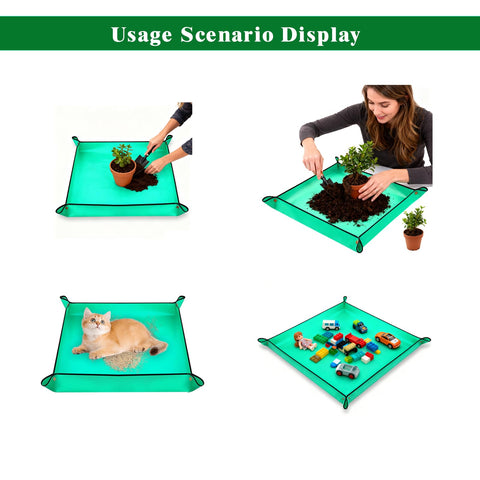 OCMML repotting mat keeps tools organized in the storage bag