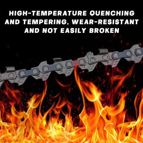 O-CONN low-vibration chain reduces user fatigue during cutting.
