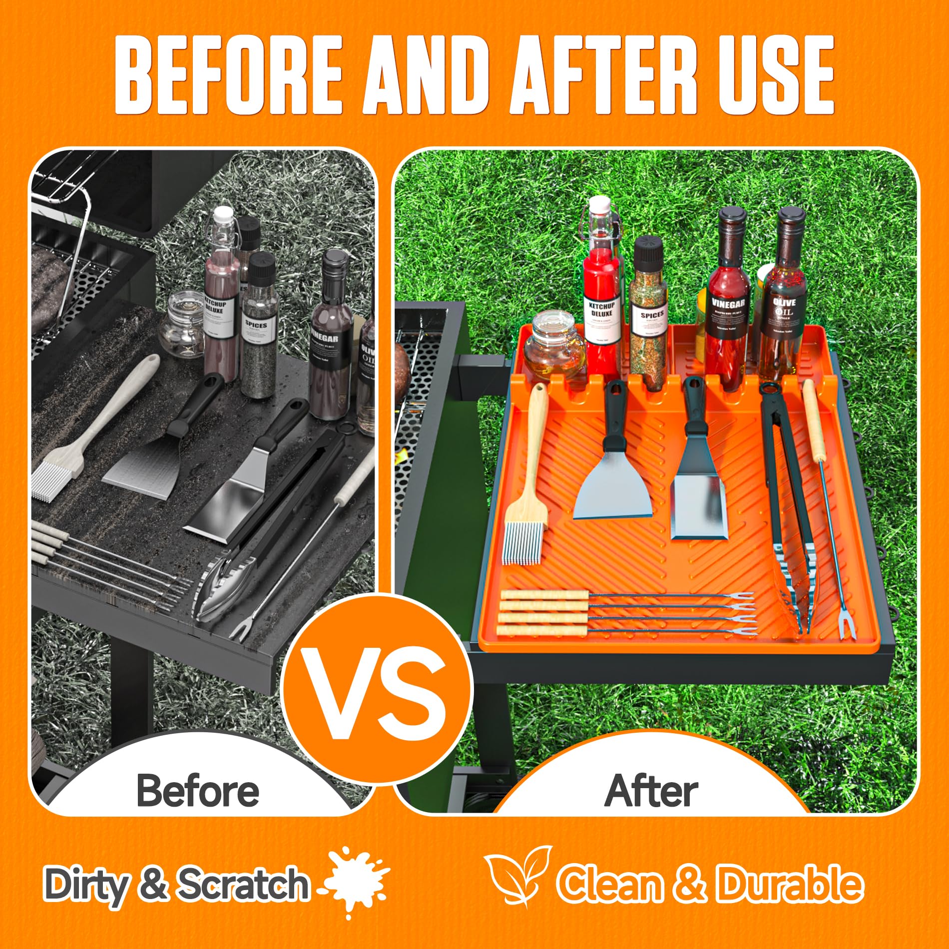 Octaplay grease cup liner catches drips and prevents overflow during grilling.