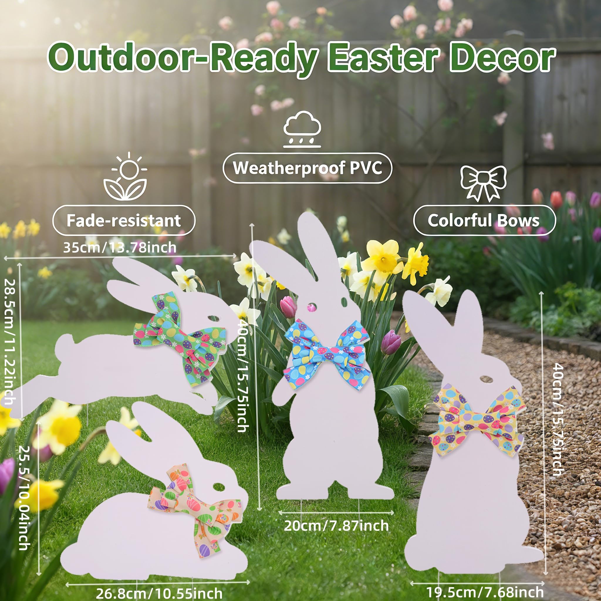 Octisys outdoor spring yard decor enhances garden welcome.