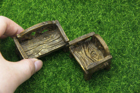 ODDIER fairy garden miniature display for whimsical outdoor decor