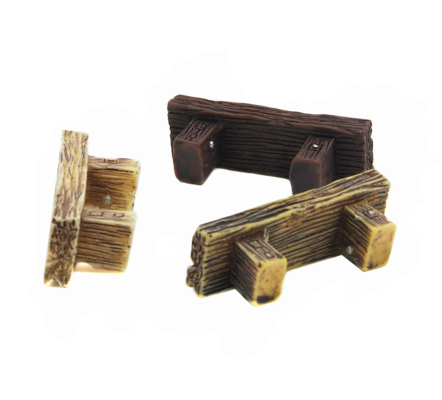ODDIER miniature bench suitable for terrariums with bright colors and details.