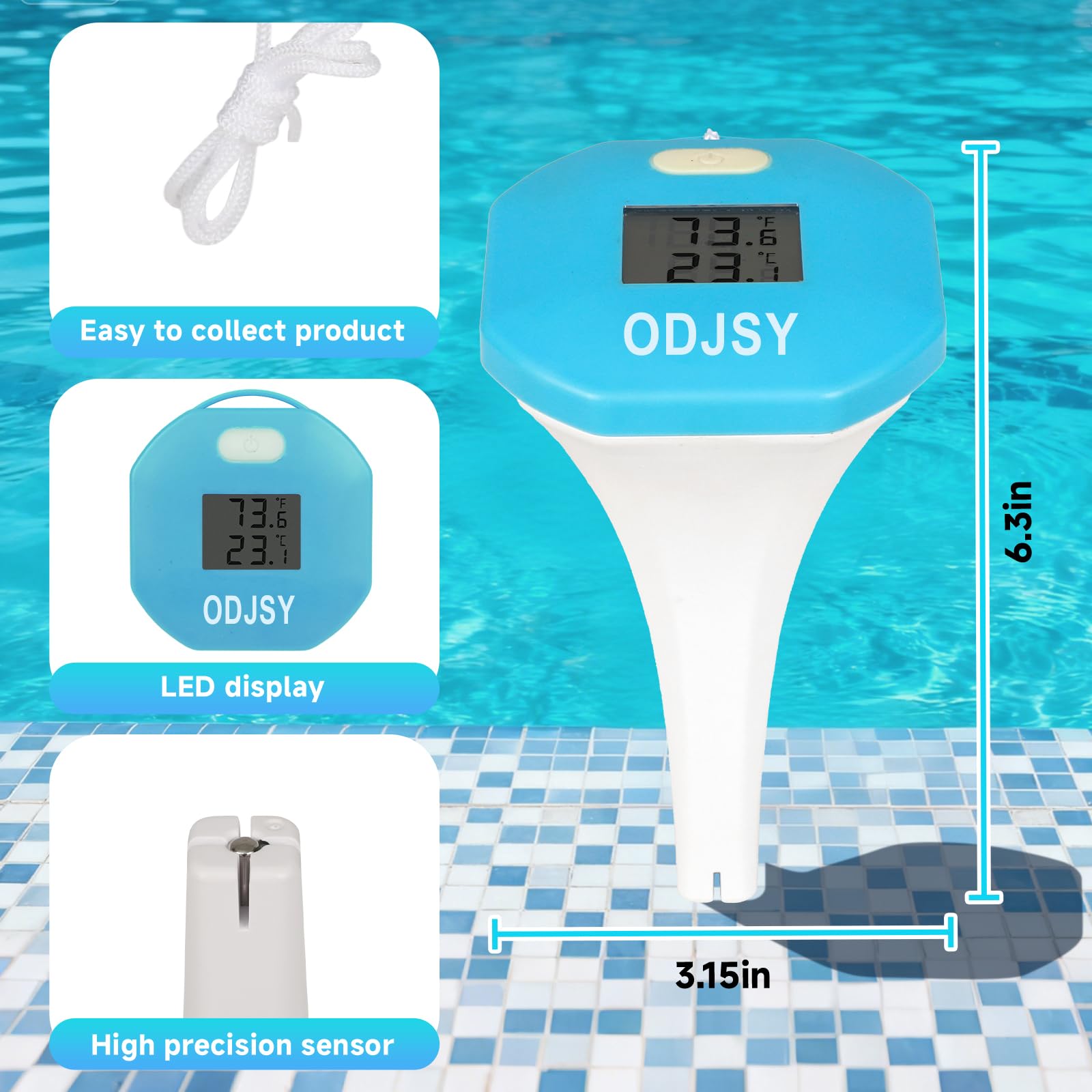 ODJSY battery included for immediate operation.