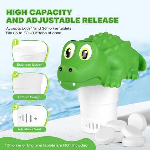 ODJSY large-capacity floater for fewer tablet refills.