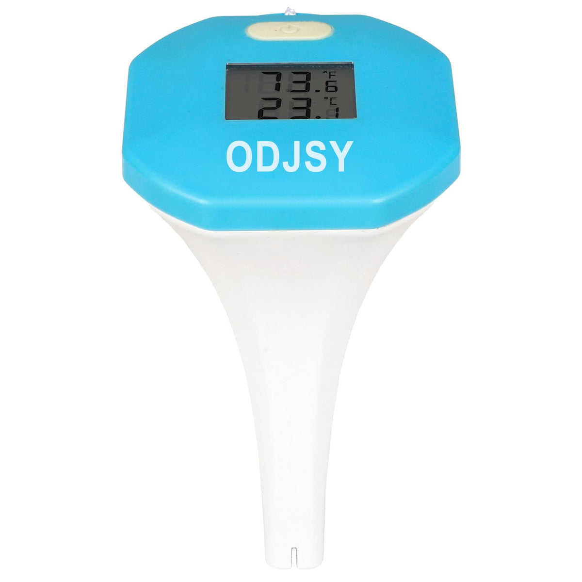 ODJSY pool thermometer with probe for quick water temperature checks.