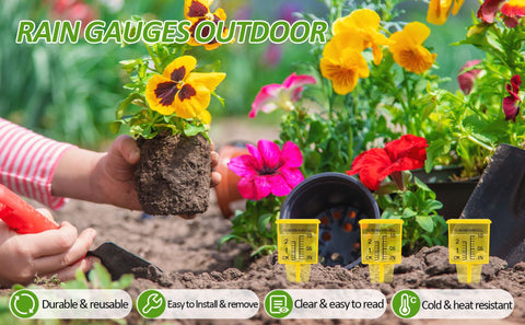 ODOME lawn-use rain gauge supports sprinkler and garden monitoring.