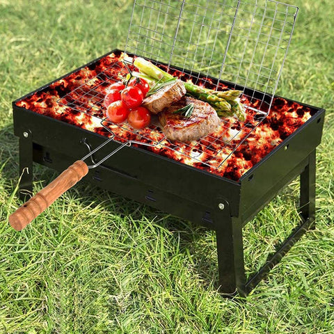 Odowalker Barbeque Grill Basket offers durable construction for rugged outdoor use.