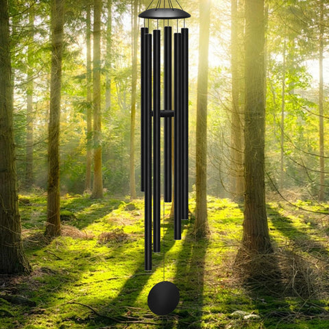 ODRODR 66-inch wind chimes with long tubes for outdoor resonance.