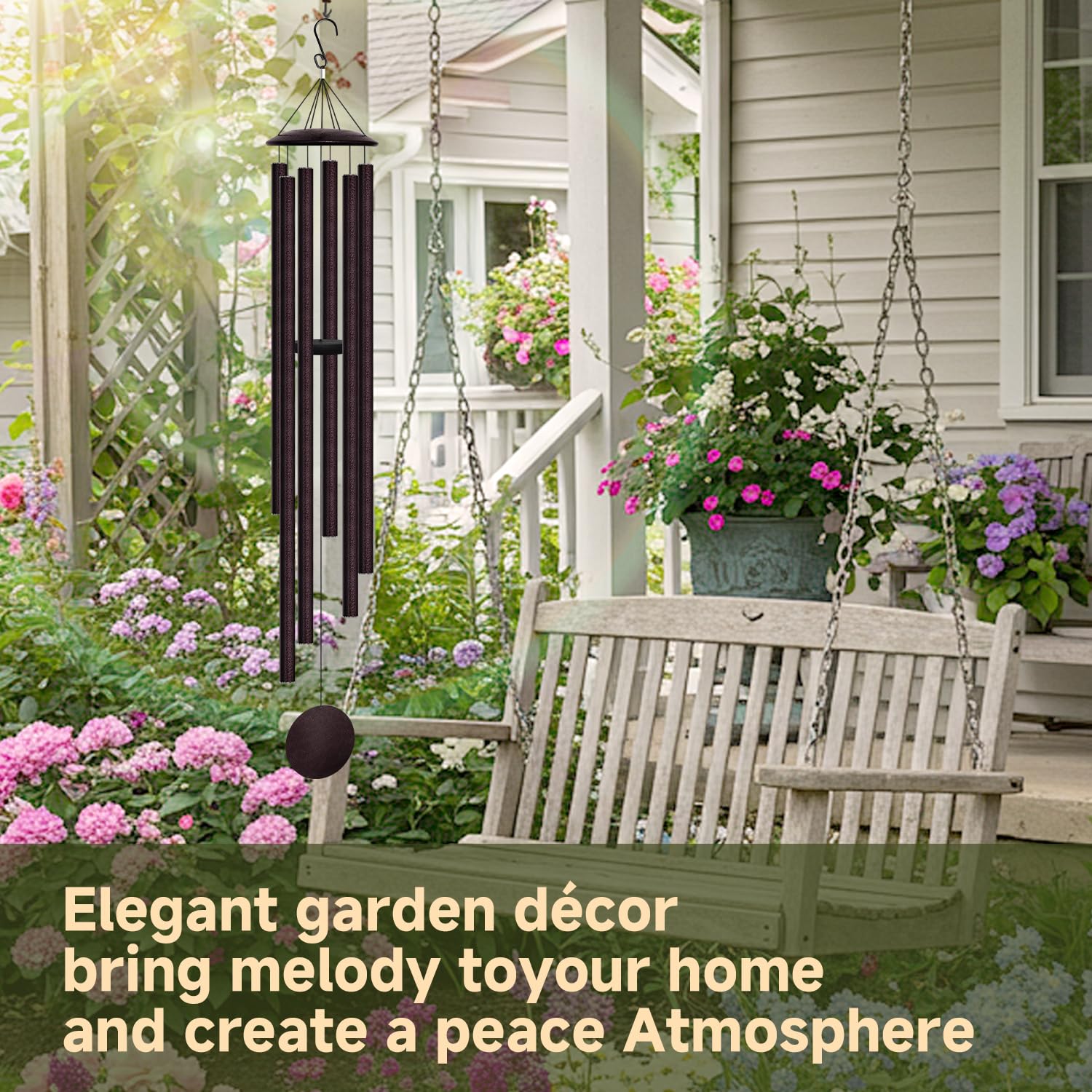 ODRODR extra-large chime adds soothing ambience to garden spaces.