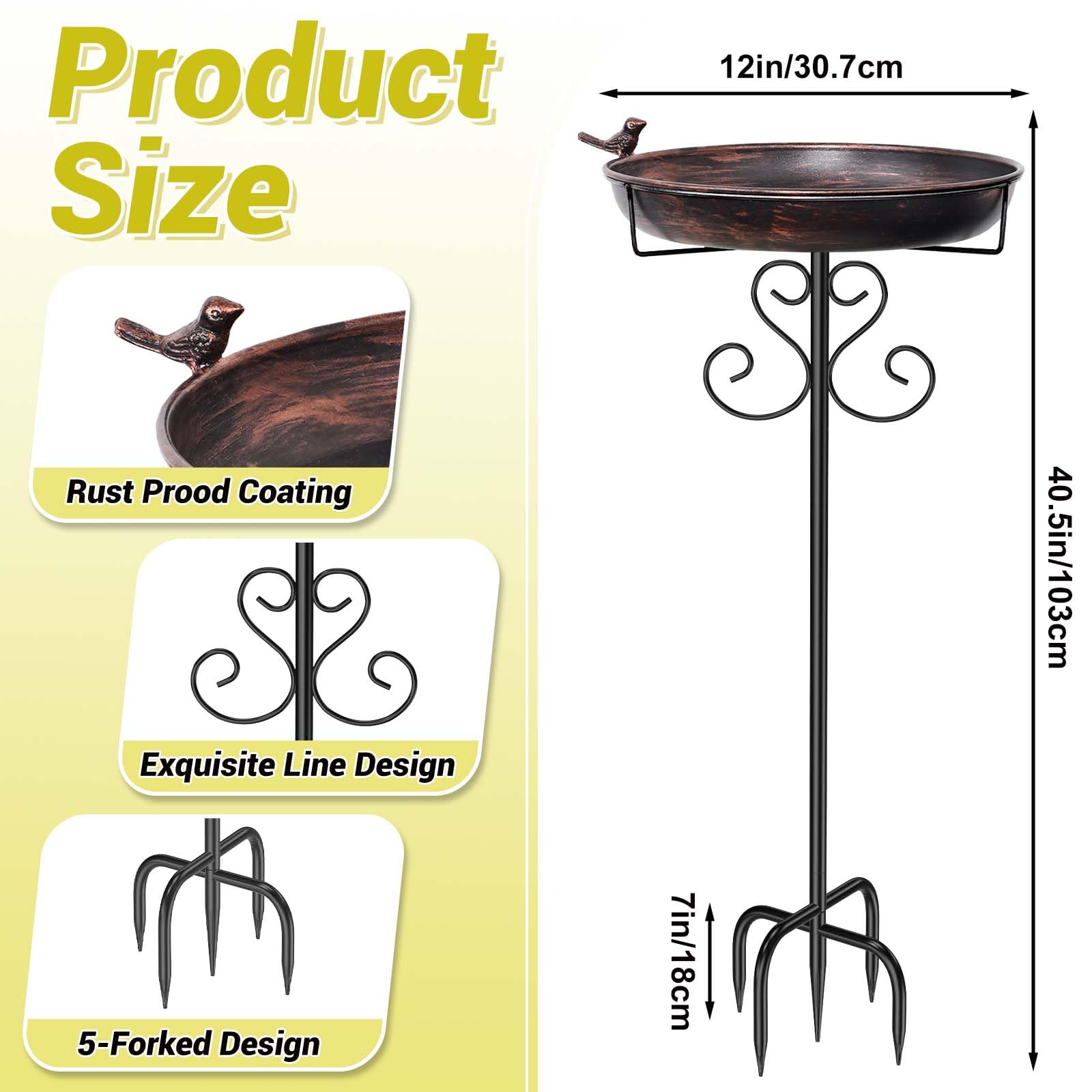 ODSNANIE detachable feeder bowl allows easy cleaning and quick refilling.