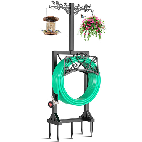 ODSNANIE garden hose holder with 5 anchors ensures a stable stand.