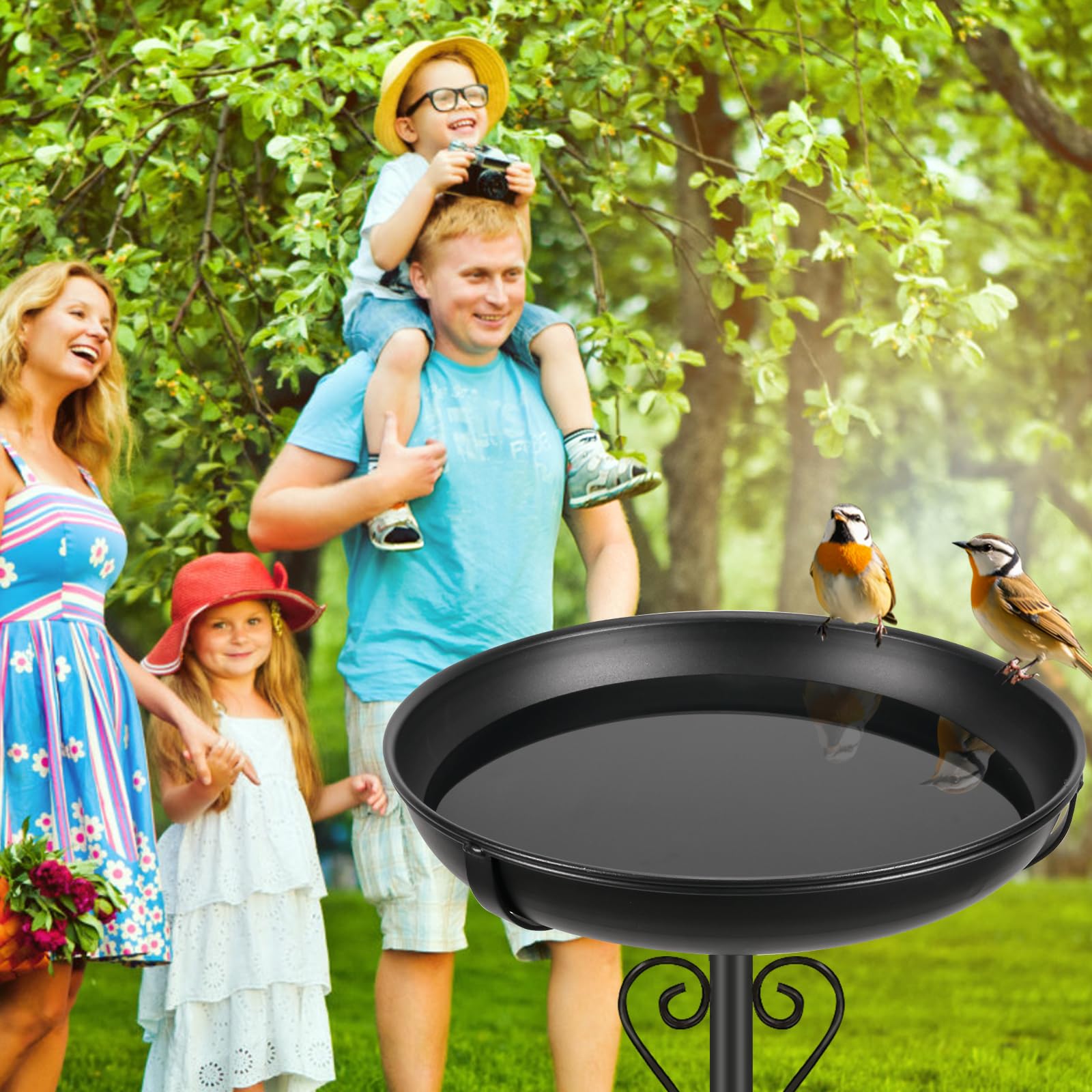 ODSNANIE gift for nature lovers with this charming bird bath