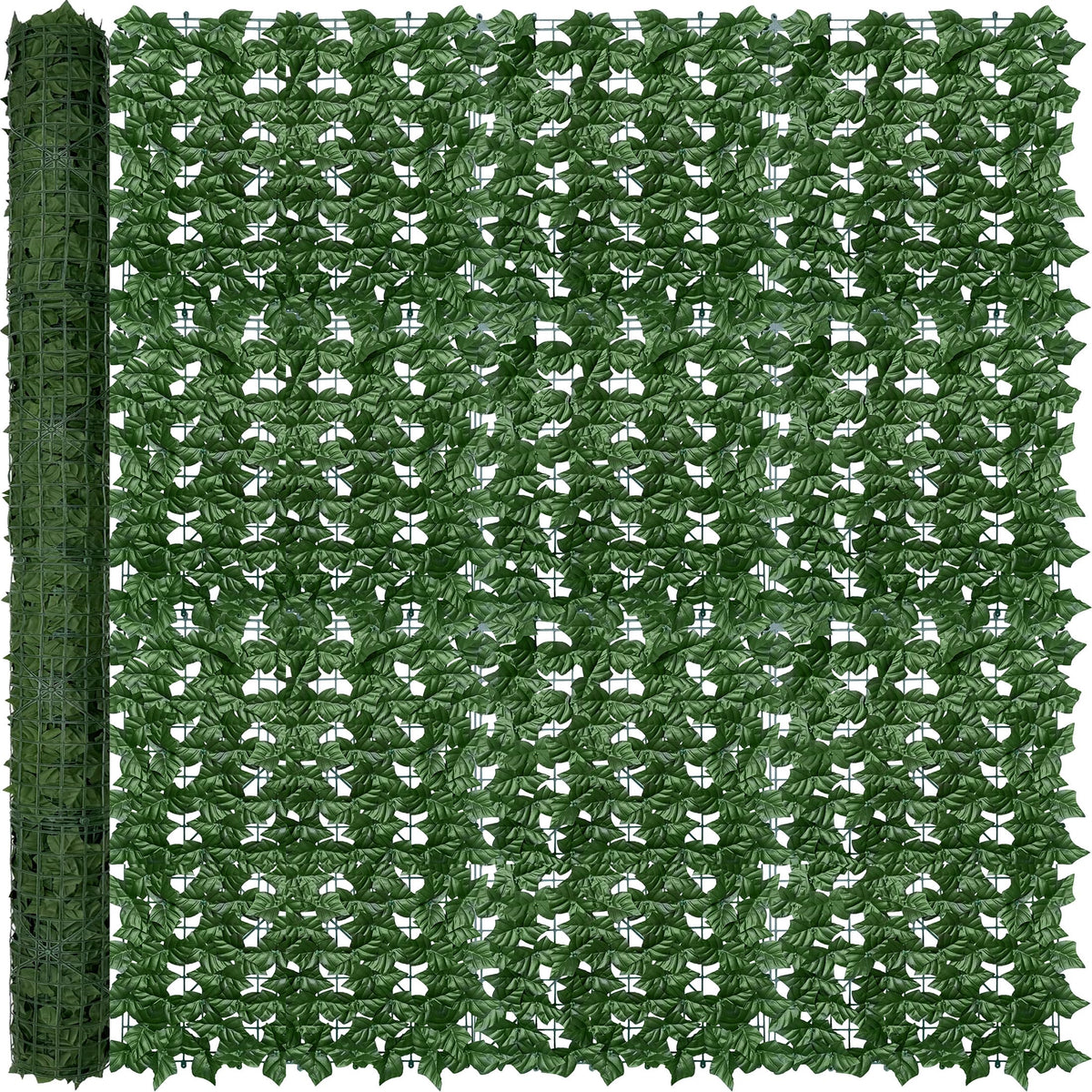 ODTORY artificial ivy fence panel for patio privacy and lush visual appeal.