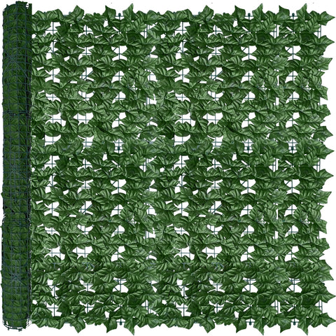 ODTORY ivy privacy fence screen adding lush coverage to a patio.