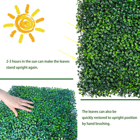 ODTORY weather-resistant polyethylene panels resist sun and rain for long-lasting greenery.