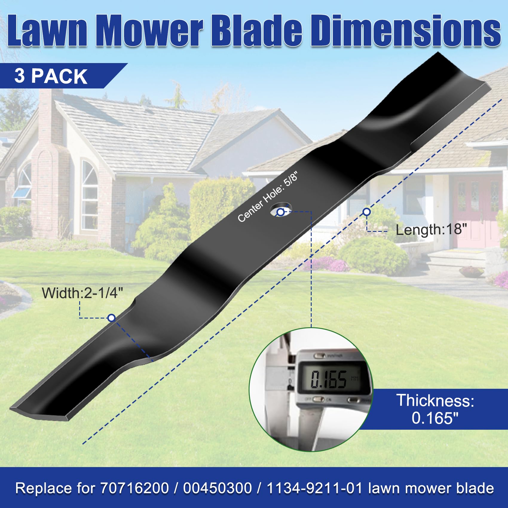 04771200 blade close-up highlighting spiral ends for durable, precise mowing.