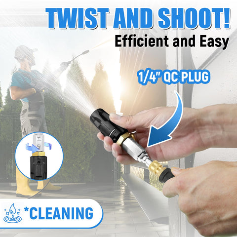 OEM Upgrade adjustable spray pattern 0–60 degrees enabling broader coverage.